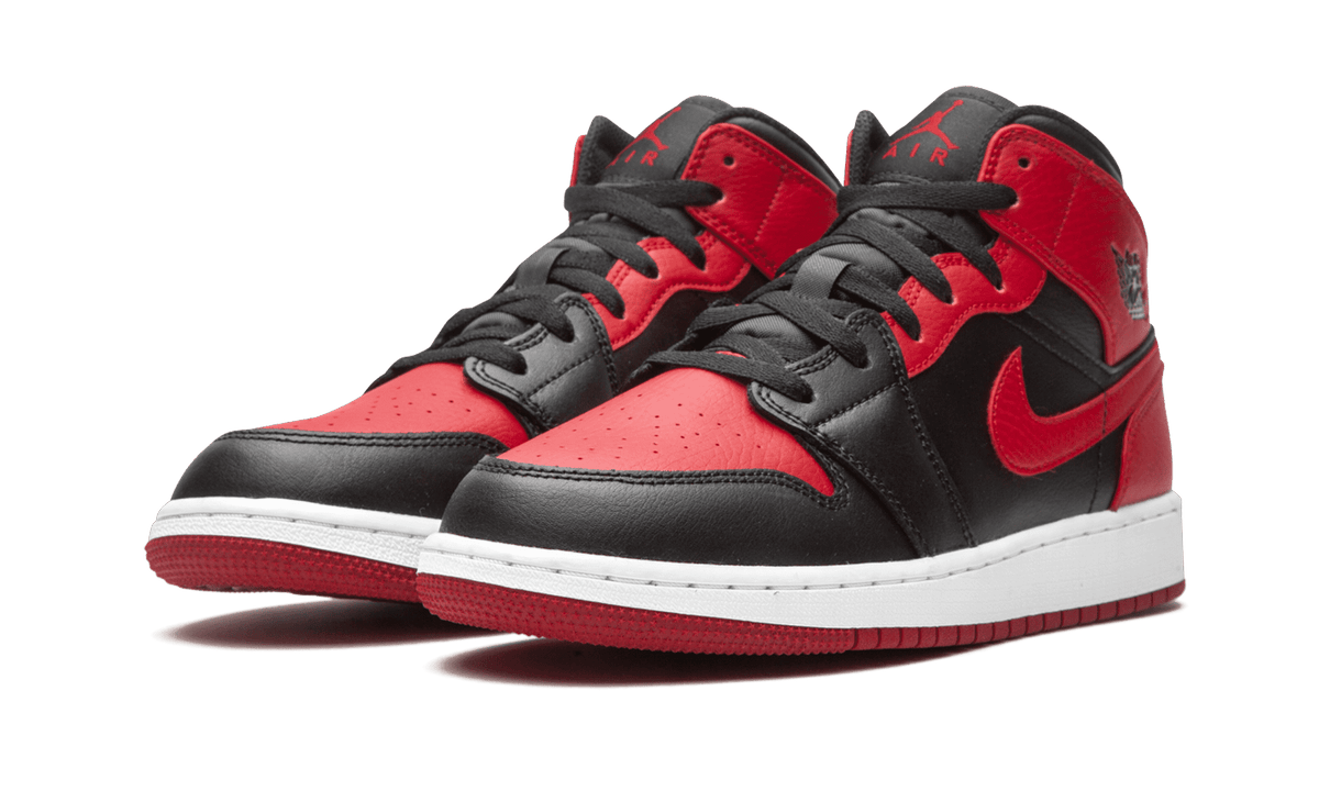 Air Jordan 1 Mid GS "Banned 2020" 554725 074 from Stadium Goods