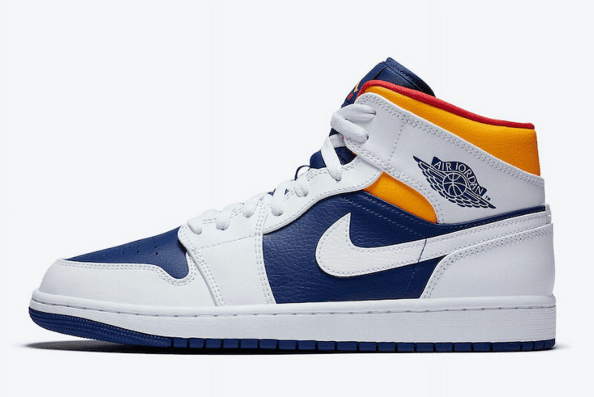 (Men's) Air Jordan 1 Mid 'Deep Royal Blue' (2020) 554724-131