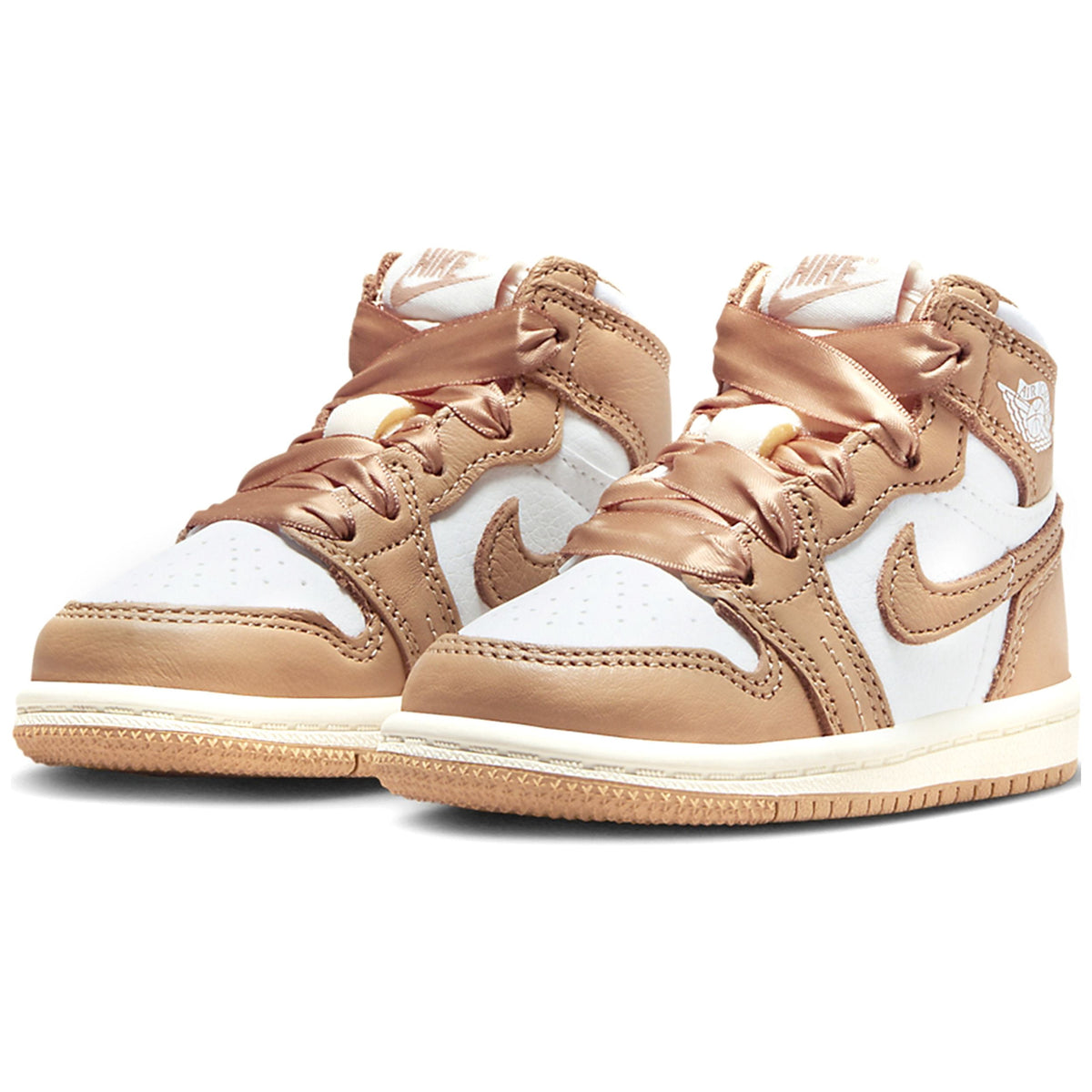 Toddler's Jordan 1 Retro High OG Praline/White-Sail (FN6623 201) - 6