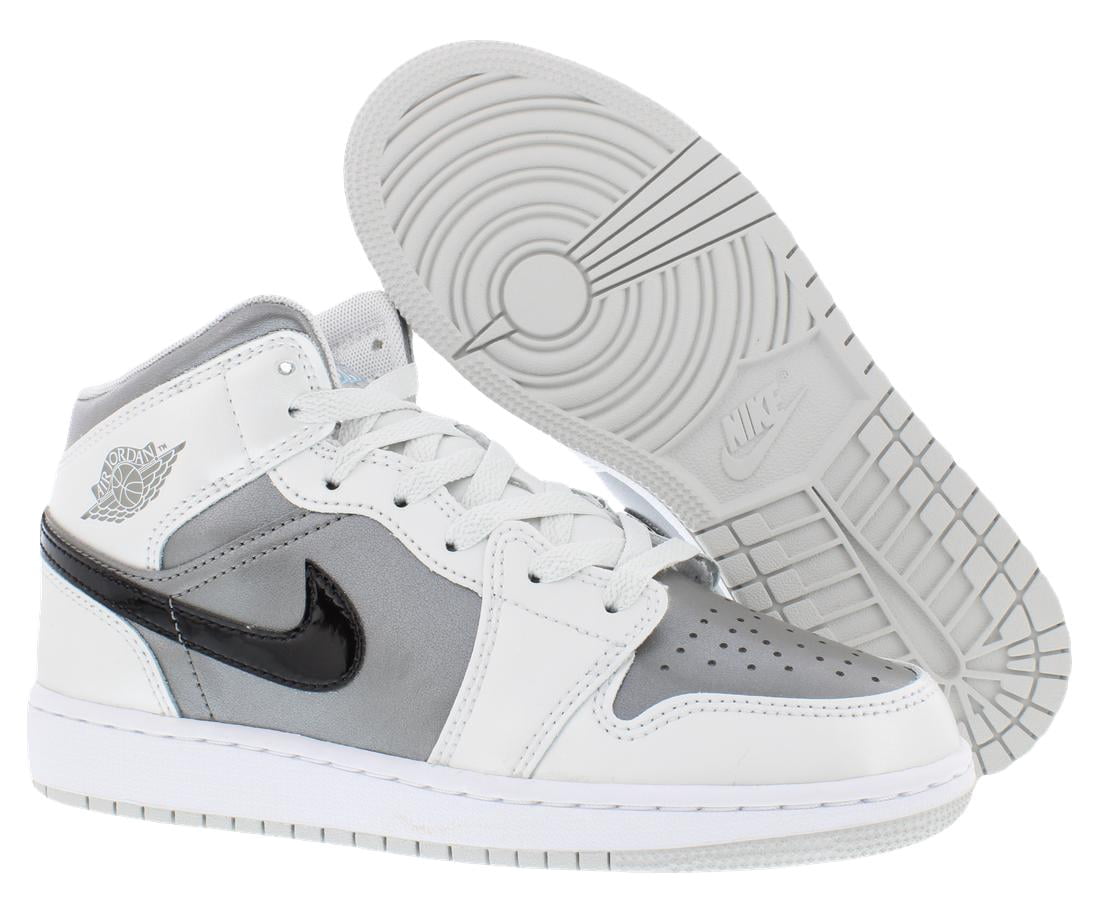 Big Kid's Jordan 1 Mid SE Photon Dust/Blue Chill (HV4400 014) - 6