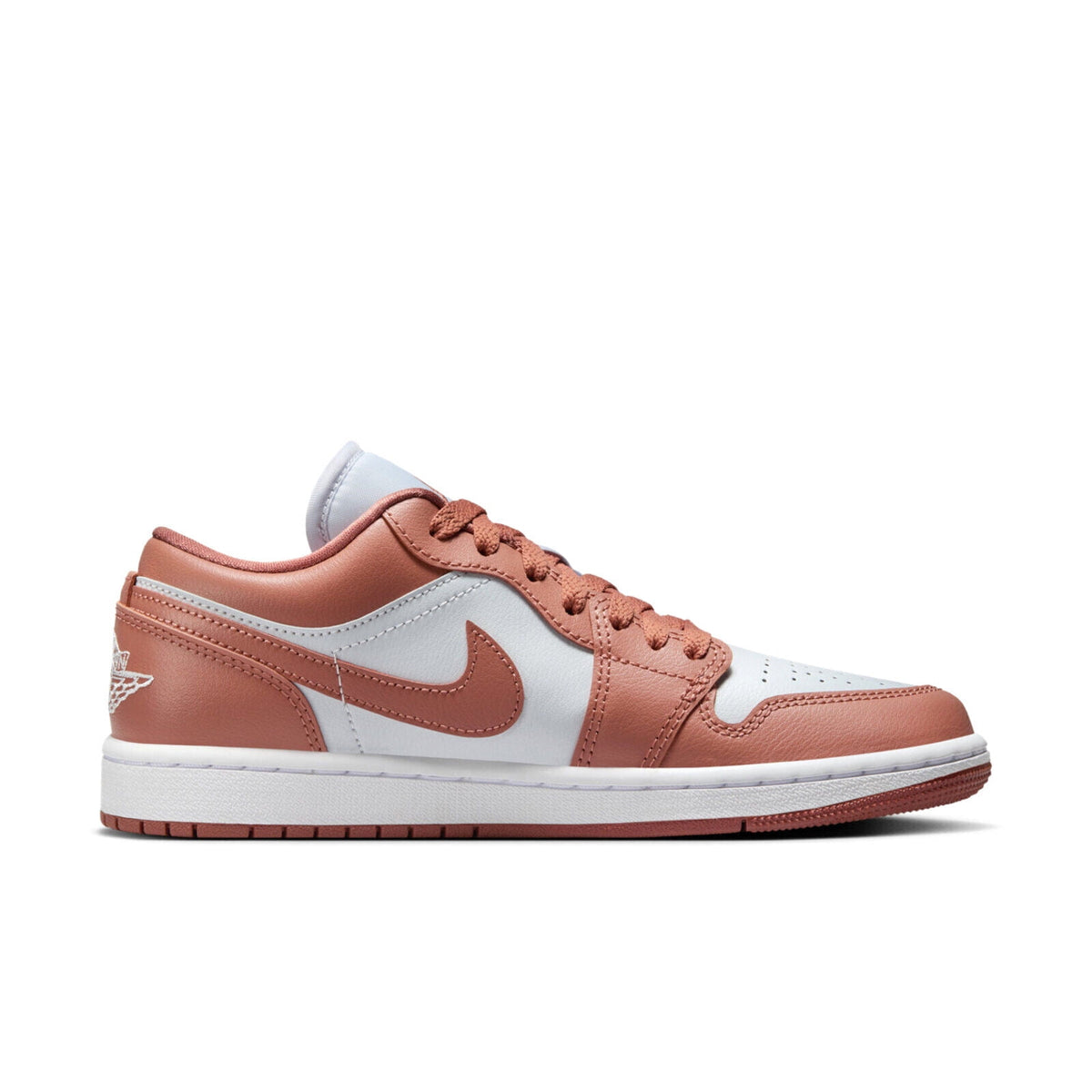 Women's Jordan 1 Low Pure Platinum/Sky J Orange (DC0774 080) - 6.5