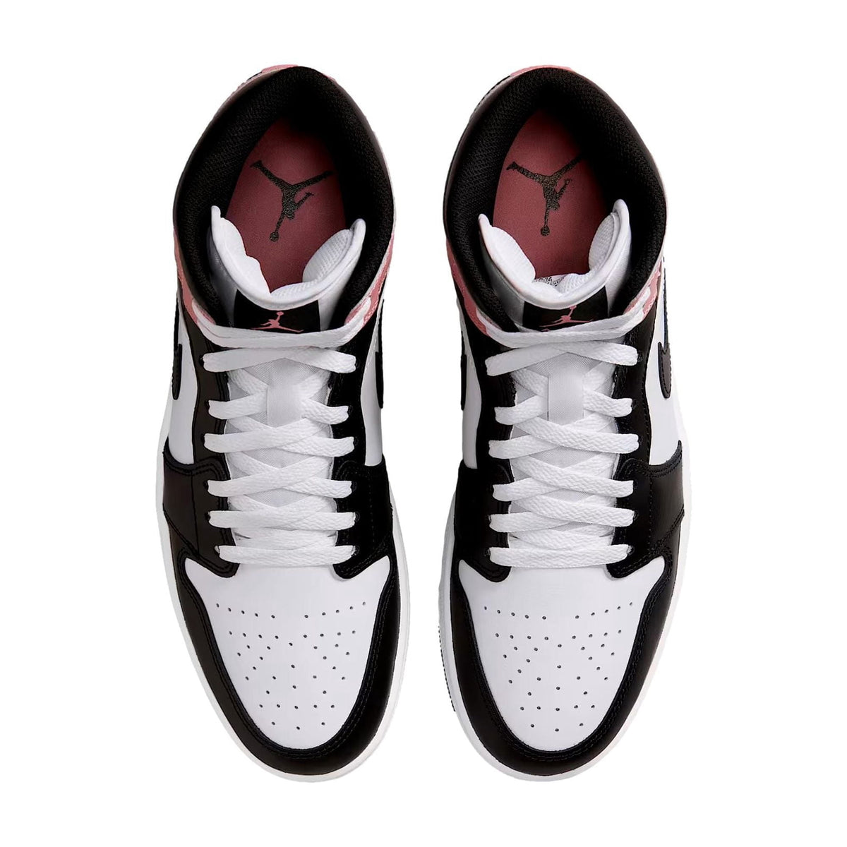 Men's Jordan 1 Mid White/Black-Rust Pink (DQ8426 100) - 10.5