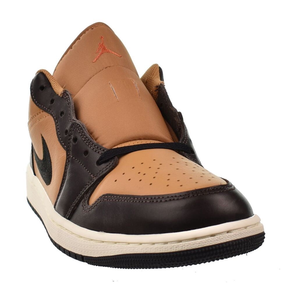 Men's Jordan 1 Low SE Flax/Black-Baroque Brown (HQ3603 201) - 8