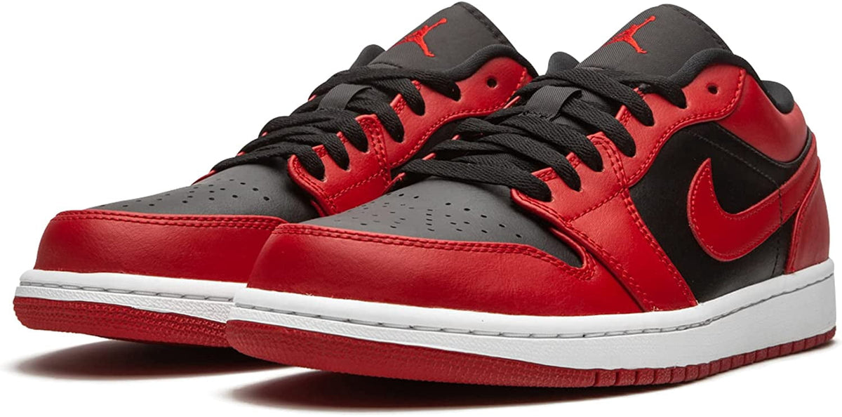 Men's Jordan 1 Low Gym Red/Black-White (553558 606) - 10