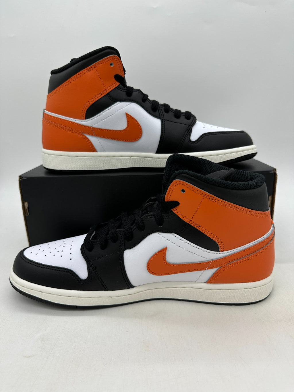 Men's Jordan 1 Mid Starfish/Black-White-Sail (DQ8426 801) - 8