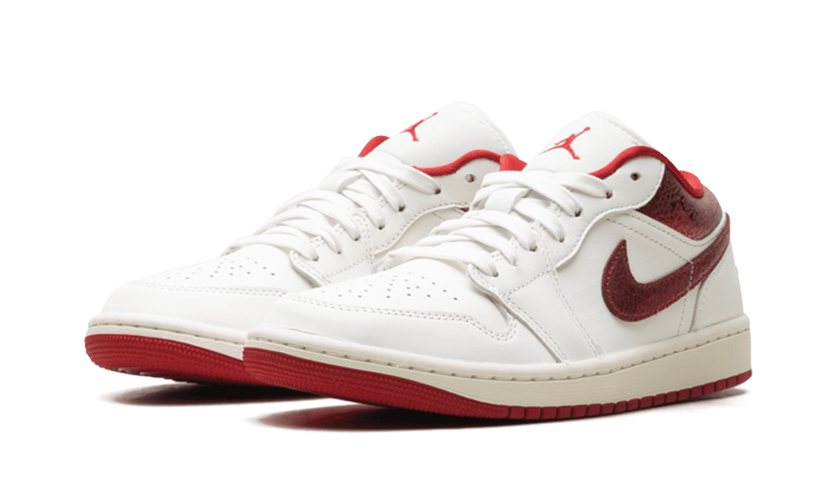 Jordan WOMENS Jordan 1 Low Womens "Ruby" HJ9338 106 HJ9338 106 from Stadium Goods