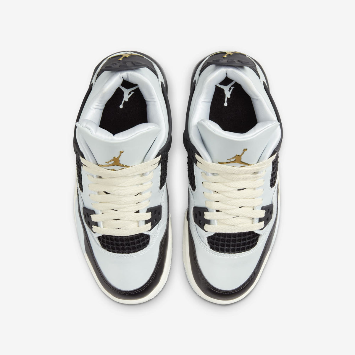 Little Kid's Jordan 4 Retro Pure Platinum/Metallic Gold (FZ8586 070) - 13