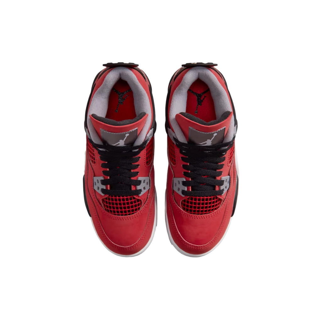 Big Kid's Jordan 4 Retro "Toro Bravo" Fire Red/White-Black (FQ8213 600) - 5.5