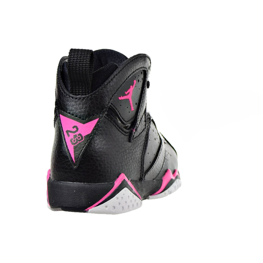 Jordan Big Kid’s 7 Retro Shoes, Black/Barely Grape, Size 4