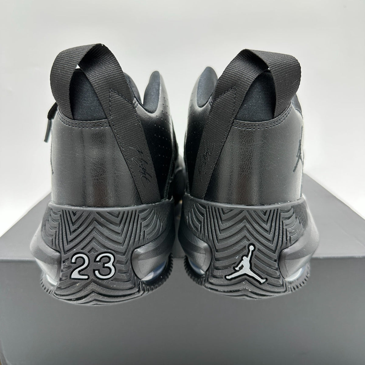 Jordan Stay Loyal Men's Size 15 Triple Black Leather Athletic Shoes DB2884 002