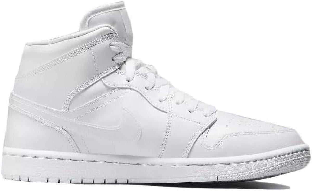Women's Jordan 1 Mid White/White-White (DV0991 111) - 6