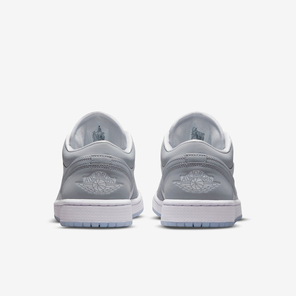 Women's Jordan 1 Low White/Wolf Grey-Aluminum (DC0774 105) - 6.5