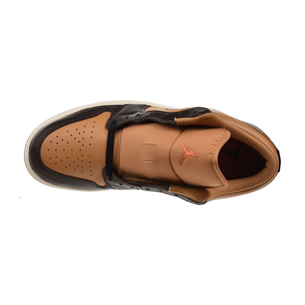 Men's Jordan 1 Low SE Flax/Black-Baroque Brown (HQ3603 201) - 8