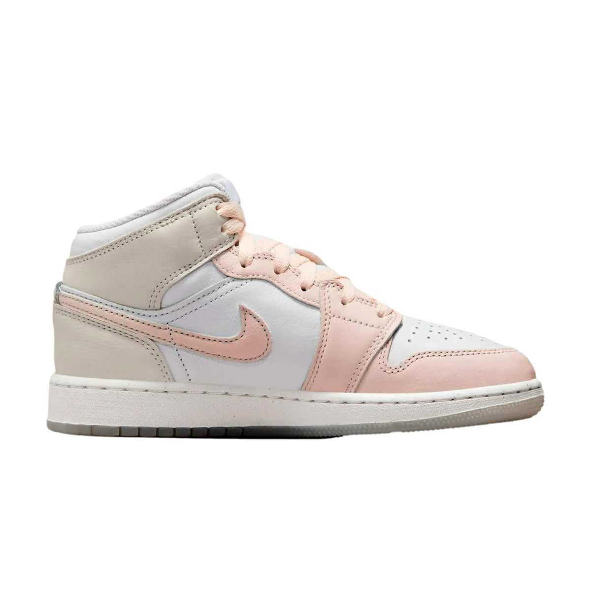 Big Kid's Jordan 1 Mid SE Sail/Guava Ice-Sea Glass (HJ5940 100) - 4