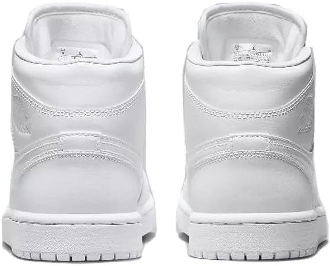Women's Jordan 1 Mid White/White-White (DV0991 111) - 6