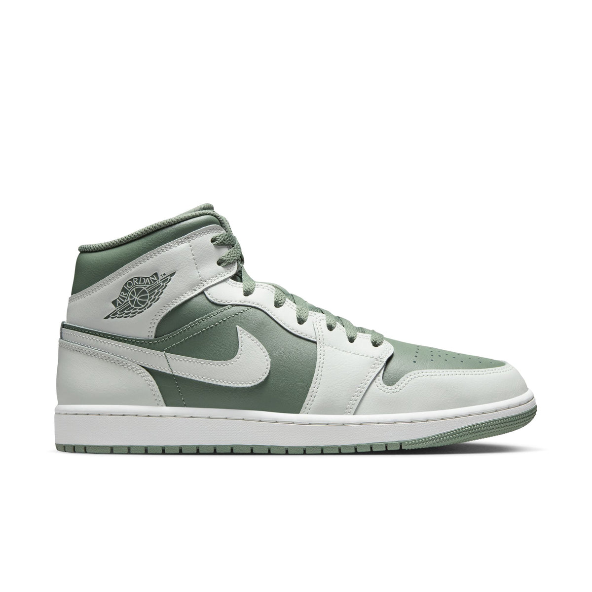 Men's Jordan 1 Mid 'Summit White Vintage Lichen' (DQ8426-107) - 10.5