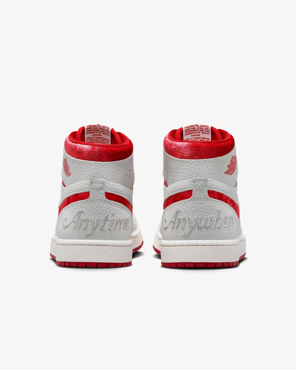Air Jordan 1 Zoom CMFT 2 DV1304-106 Women's Summit White/Red Sneaker Shoes (6.5)