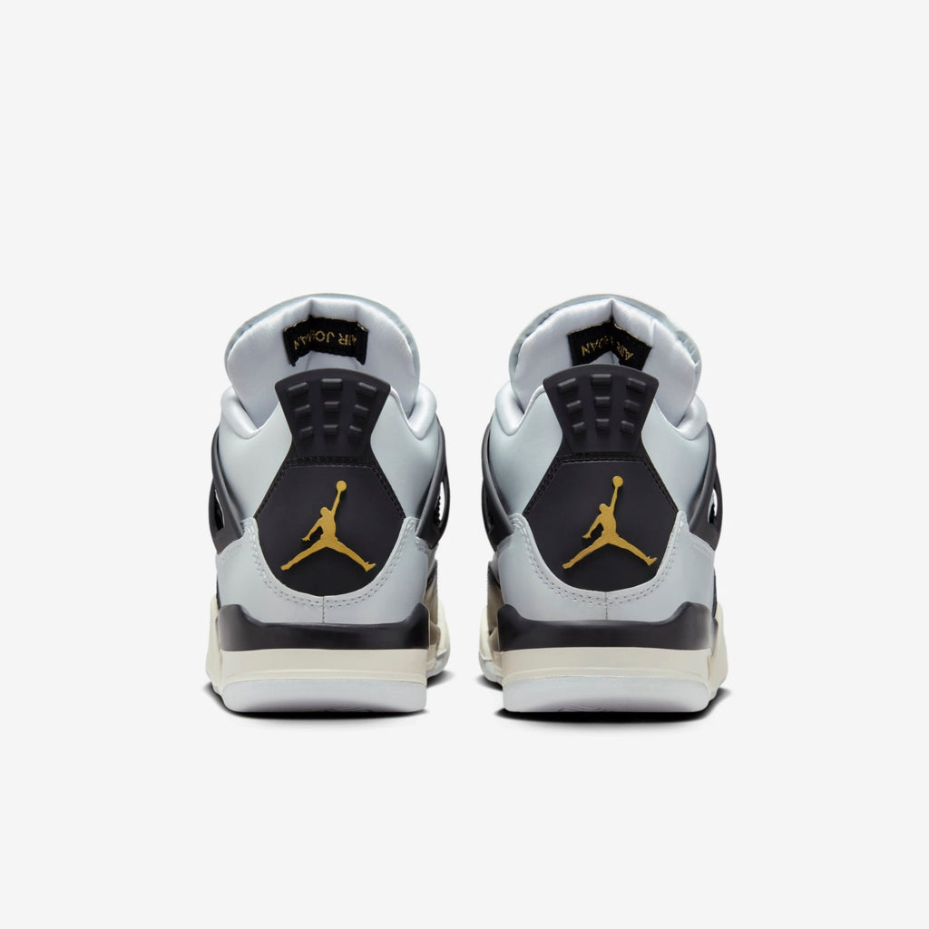 Little Kid's Jordan 4 Retro Pure Platinum/Metallic Gold (FZ8586 070) - 13
