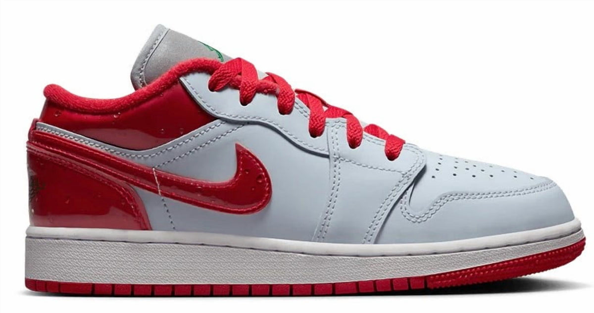 Big Kid's Jordan 1 Low SE Football Grey/University Red (FQ1935 018) - 6