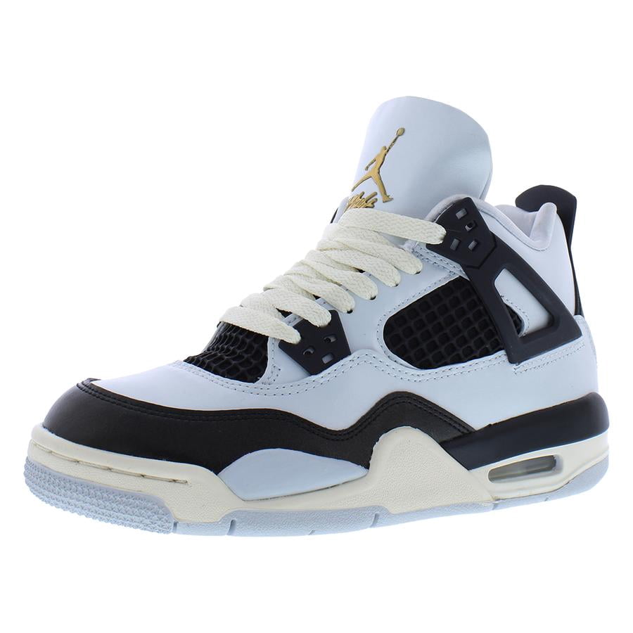 Little Kid's Jordan 4 Retro Pure Platinum/Metallic Gold (FZ8586 070) - 13