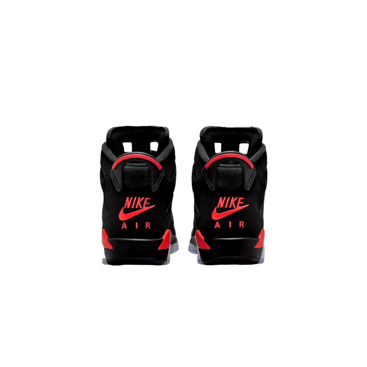 Big Kid's Jordan 6 Retro "Infrared Salesman" Black/Lt Crimson (IQ1275 001) - 7