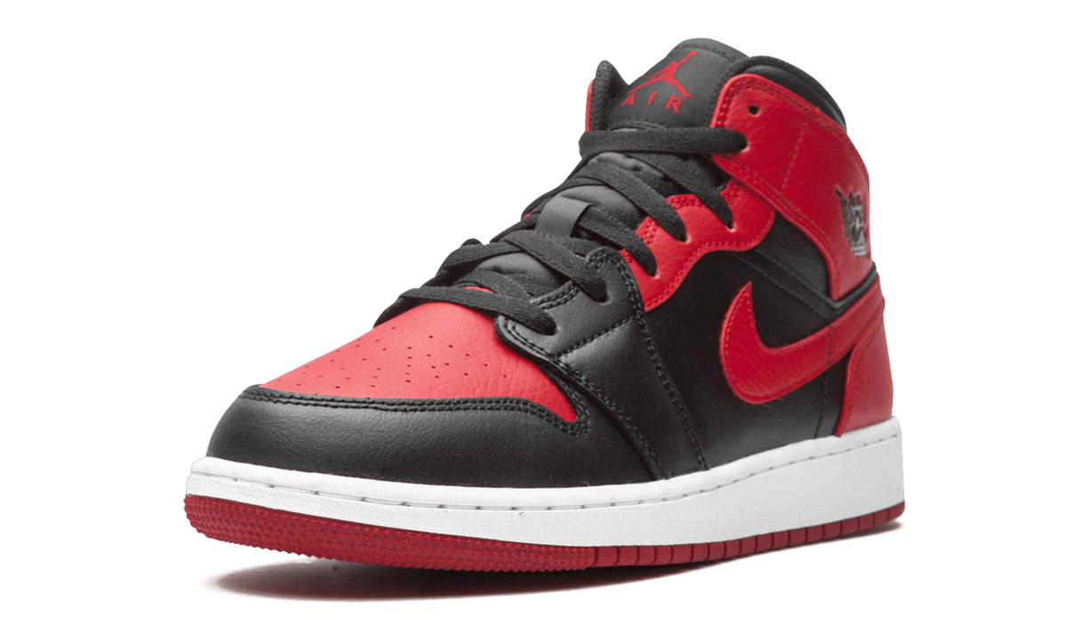 Air Jordan 1 Mid GS "Banned 2020" 554725 074 from Stadium Goods