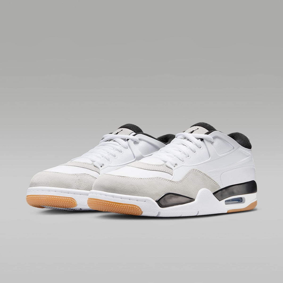 Jordan 4 RM White Black Gum Men's Sneakers FQ7939-110
