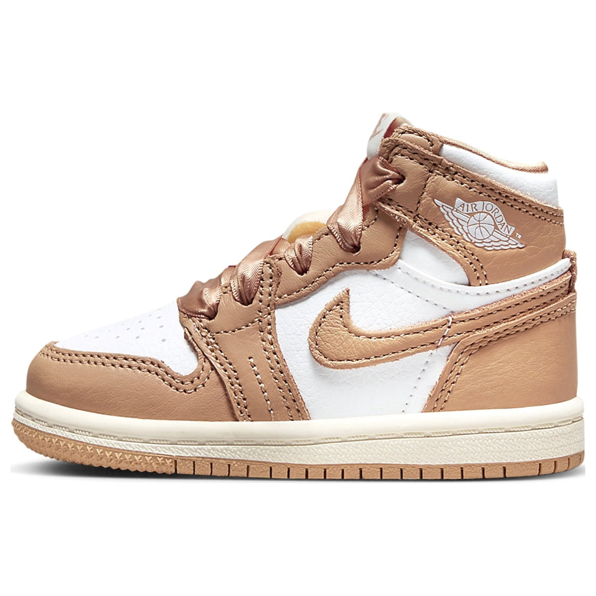 Toddler's Jordan 1 Retro High OG Praline/White-Sail (FN6623 201) - 6