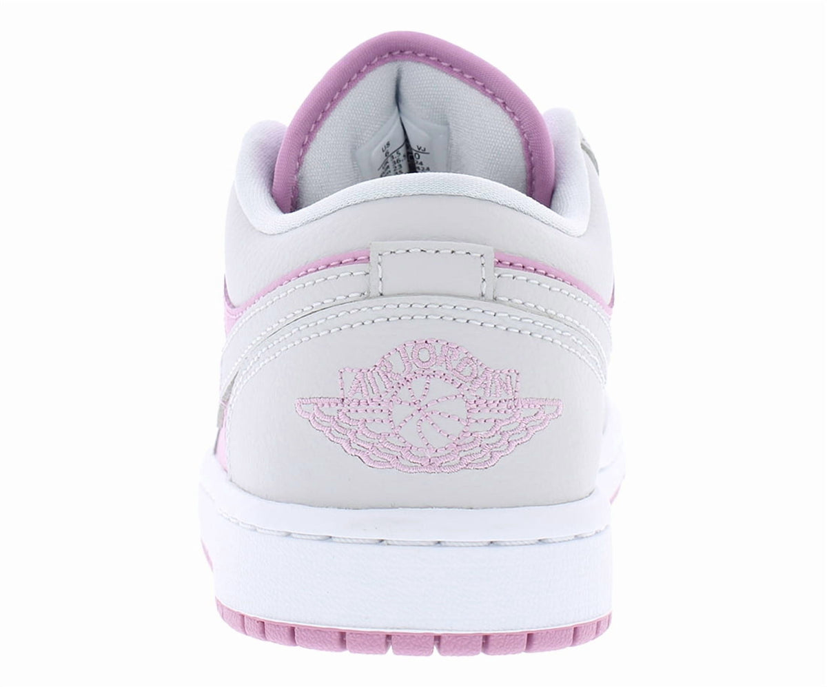 Big Kid's Jordan 1 Mid Pink Foam/White-Fire Red (DQ8423 608) - 7