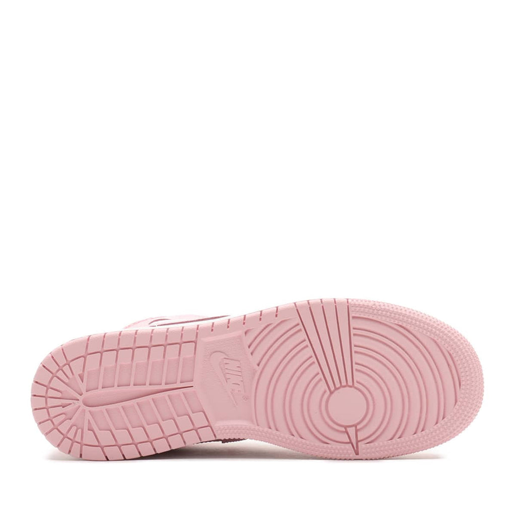 Big Kid's Jordan 1 Mid Pink Foam/White-Fire Red (DQ8423 608) - 7