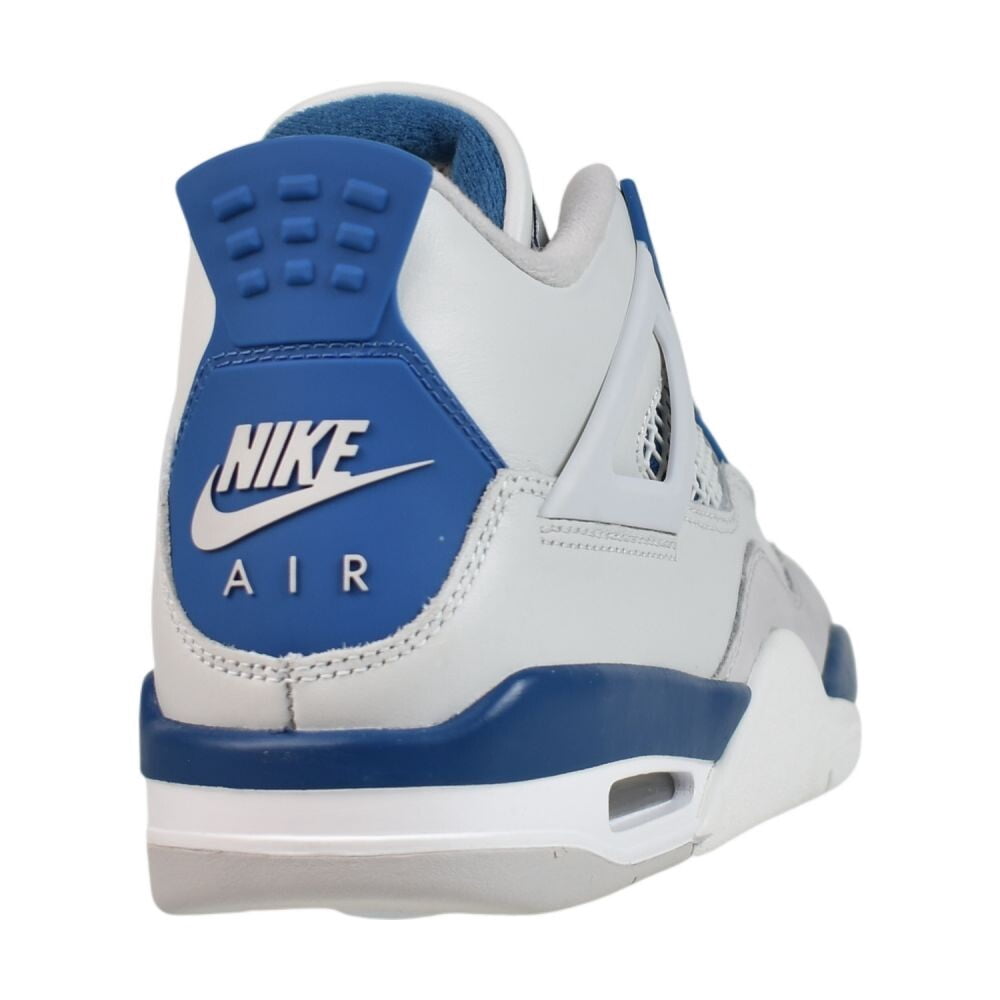 Air Jordan 4 Retro Shoes, Off White/Military Blue, Size 6.5