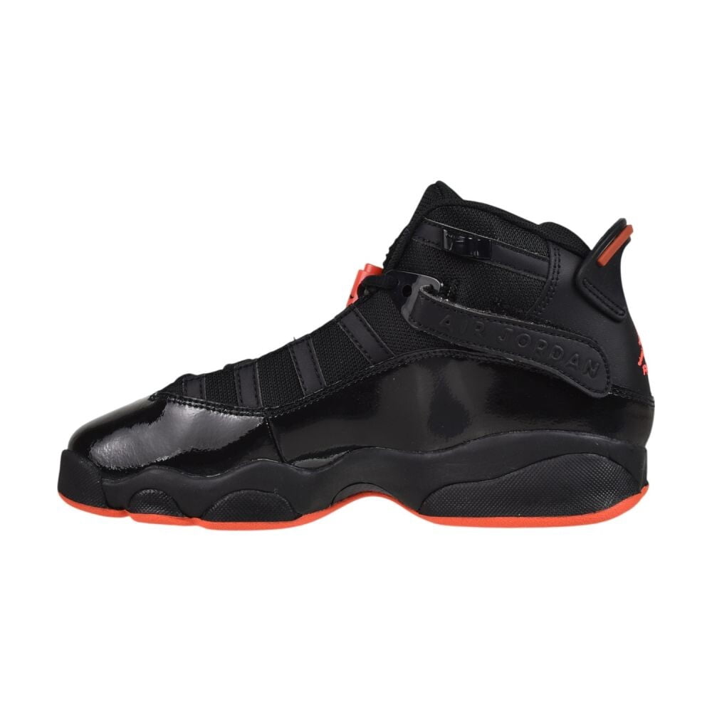 Jordan 6 Rings Black Infrared Big Kids' GS Sneakers 323419-066