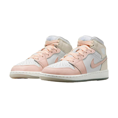 Big Kid's Jordan 1 Mid SE Sail/Guava Ice-Sea Glass (HJ5940 100) - 4