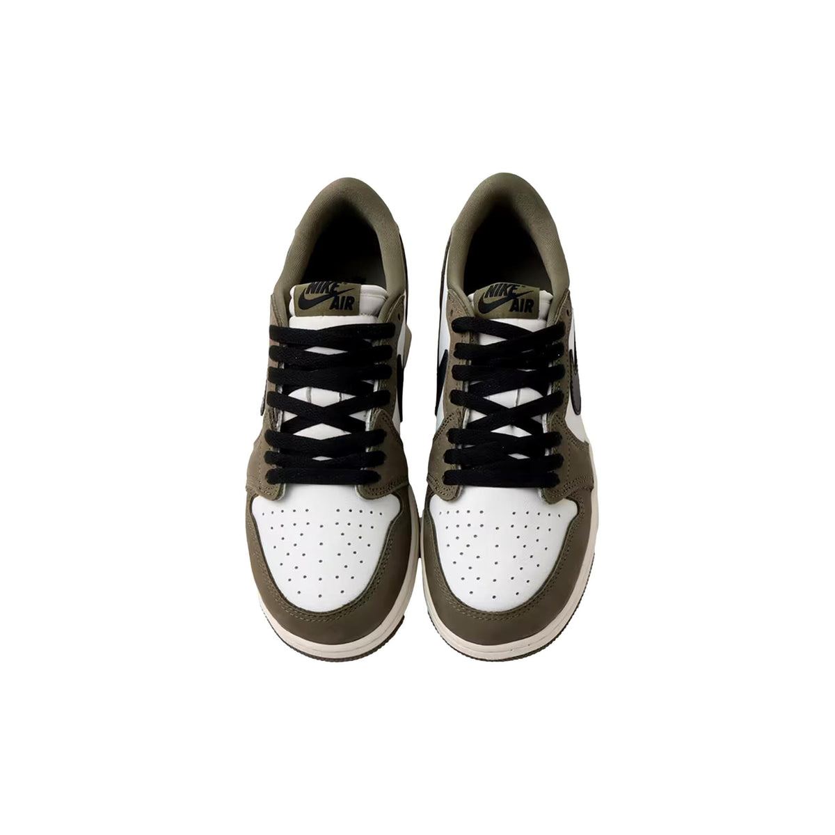 Jordan 1 Low Medium Olive Big Kids' GS Sneakers HQ6999-200