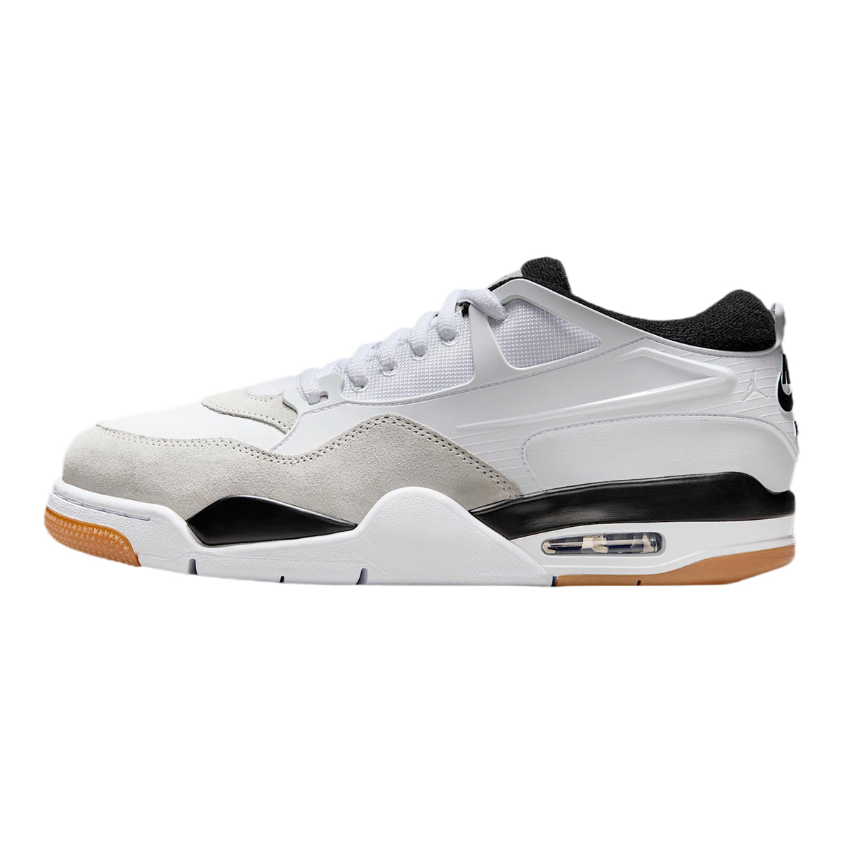 Jordan 4 RM White Black Gum Men's Sneakers FQ7939-110