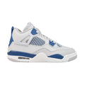 Air Jordan 4 Retro Shoes, Off White/Military Blue, Size 6.5