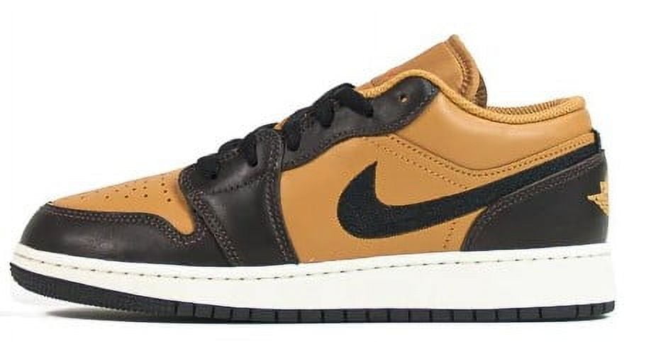 Big Kid's Jordan 1 Low SE BG Flax/Black-Baroque Brown (HQ3604 201) - 5.5