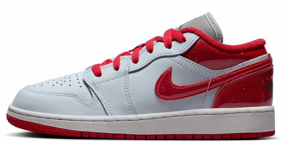 Big Kid's Jordan 1 Low SE Football Grey/University Red (FQ1935 018) - 6