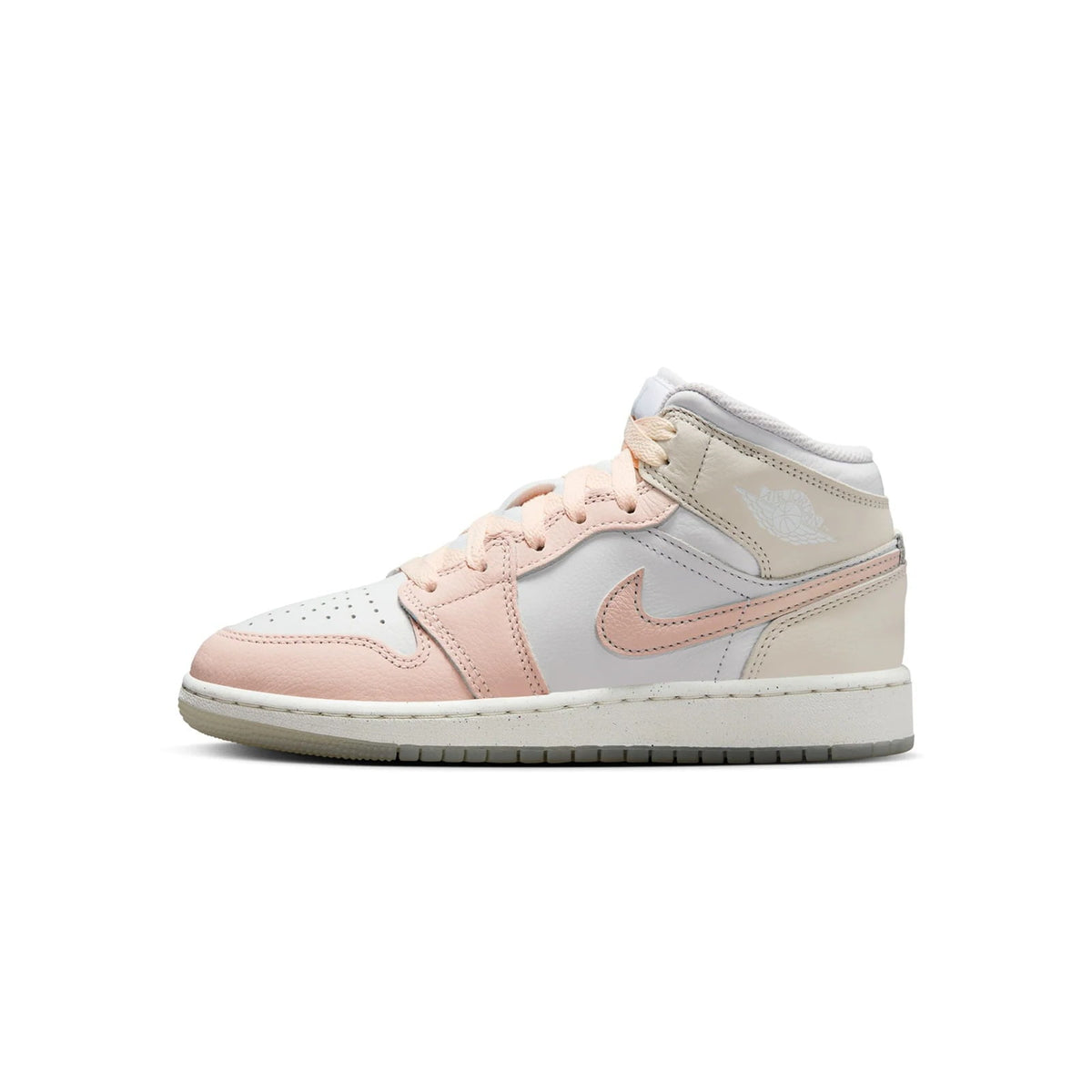 Big Kid's Jordan 1 Mid SE Sail/Guava Ice-Sea Glass (HJ5940 100) - 4