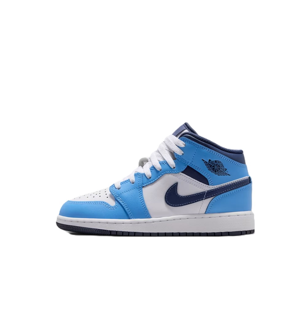 Big Kid's Jordan 1 Mid University Blue/Midnight Navy (DQ8423 405) - 4