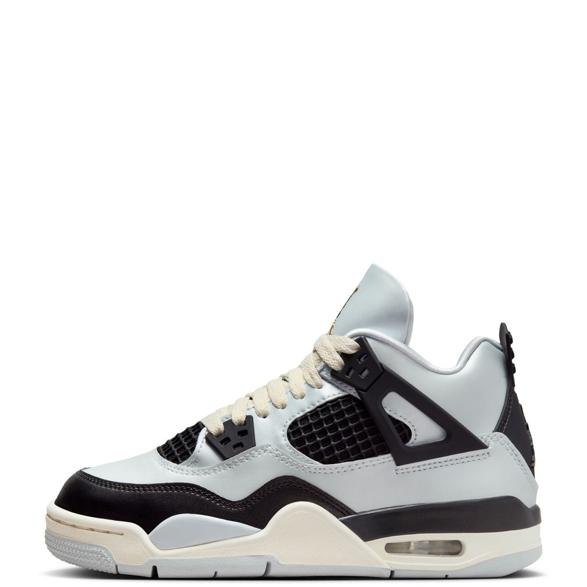 Little Kid's Jordan 4 Retro Pure Platinum/Metallic Gold (FZ8586 070) - 13