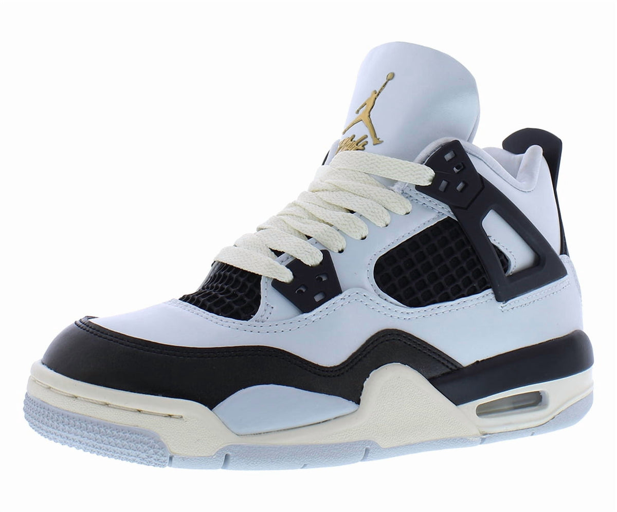 Little Kid's Jordan 4 Retro Pure Platinum/Metallic Gold (FZ8586 070) - 13