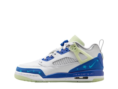Big Kid's Jordan Spizike Low SS White/Hyper Royal-Volt Tint (HJ5979 100) - 6.5