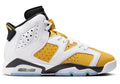 (GS) Air Jordan 6 Retro 'White / Yellow Ochre' (2024) 384665-170