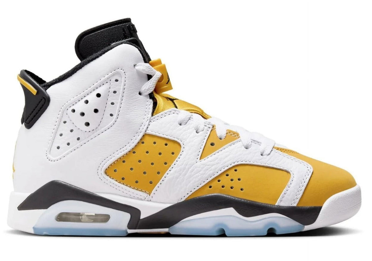 (GS) Air Jordan 6 Retro 'White / Yellow Ochre' (2024) 384665-170