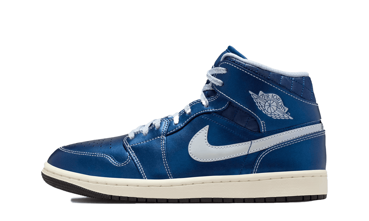 JORDAN WOMENS Air Jordan 1 Mid Wmns "Metallic Blue" IM5128 001 IM5128 001 from Stadium Goods