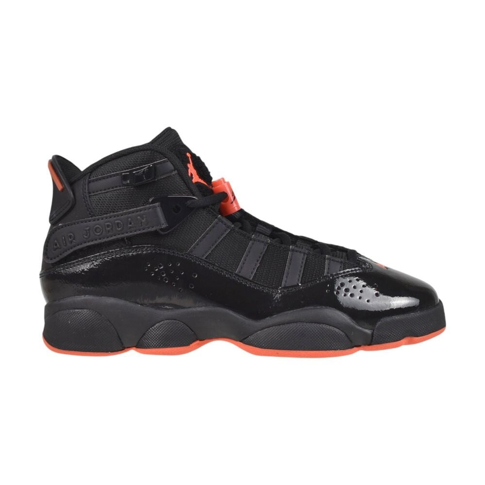 Jordan 6 Rings Black Infrared Big Kids' GS Sneakers 323419-066