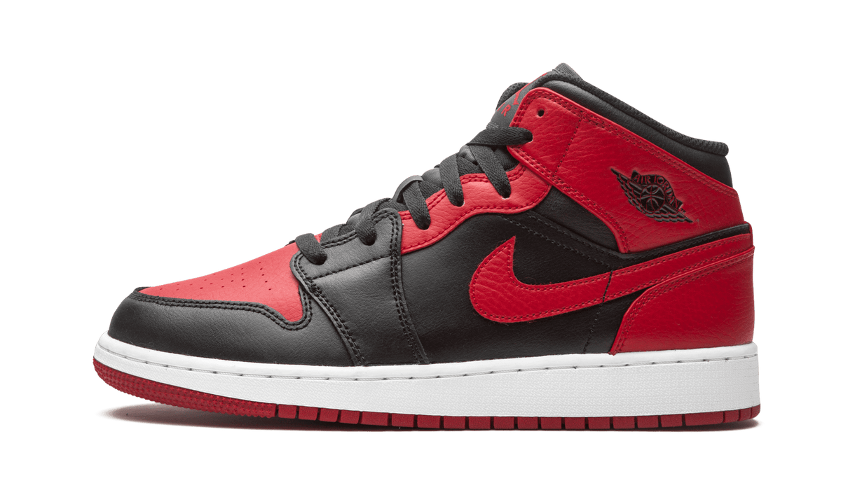Air Jordan 1 Mid GS "Banned 2020" 554725 074 from Stadium Goods