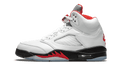 Jordan MENS Air Jordan 5 Retro "Fire Red Silver Tongue 2020" DA1911 102 from Stadium Goods
