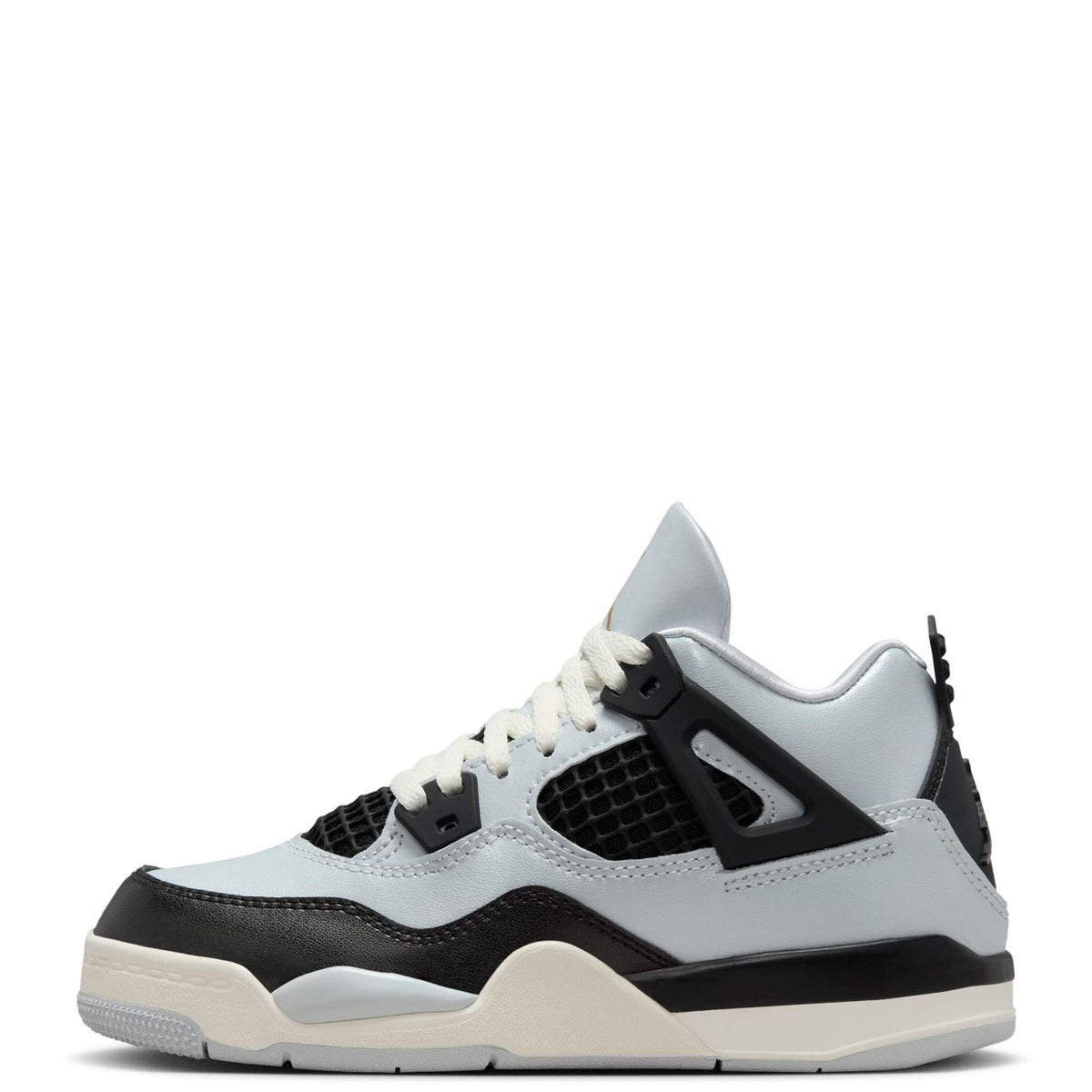 Little Kid's Jordan 4 Retro Pure Platinum/Metallic Gold (FZ8586 070) - 13